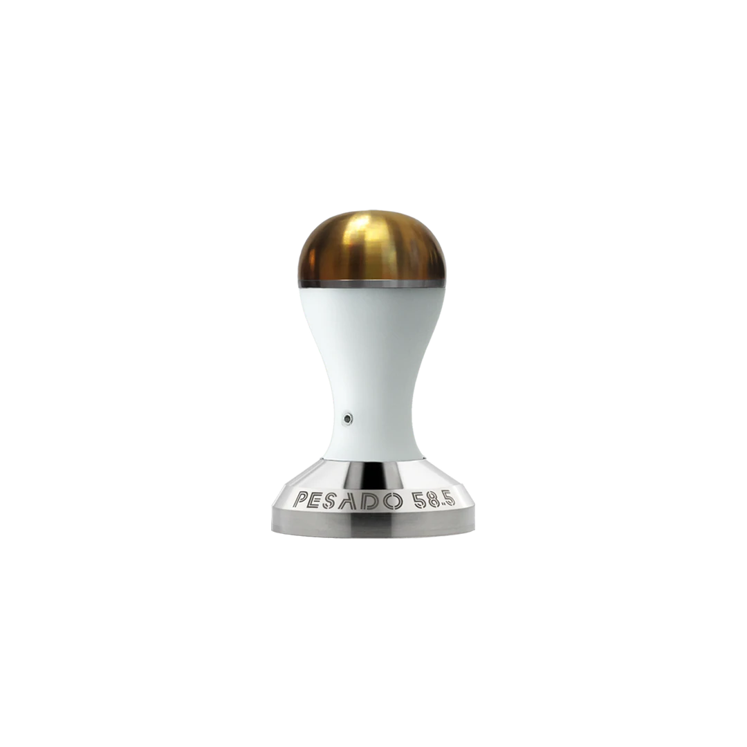 Pesado 58.5 Tamper - White & Gold اداة كبس البن