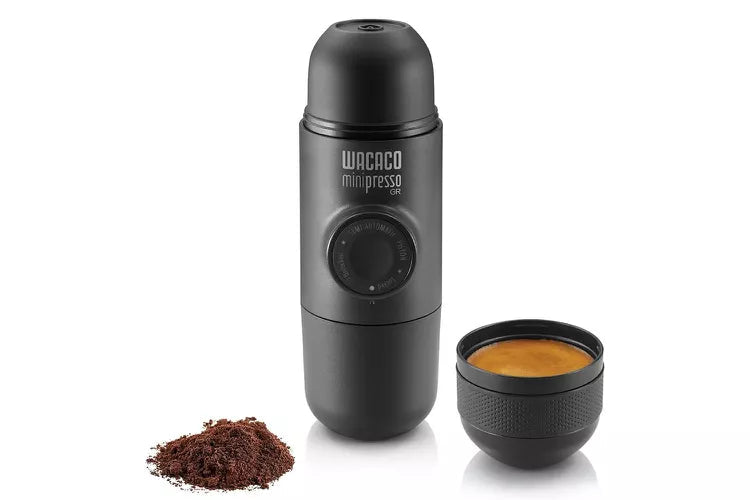 Wacaco - Minipresso Gr - Ground Coffee - Black اداة صنع الاسبريسو اليدوية
