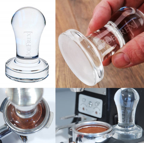 JoeFrex Solid Glass Tamper 58mm اداة كبس البن