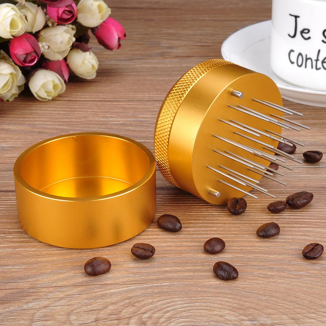 Barista Space Needle Distribution Tool Golden 58mm مفكك تكتلات