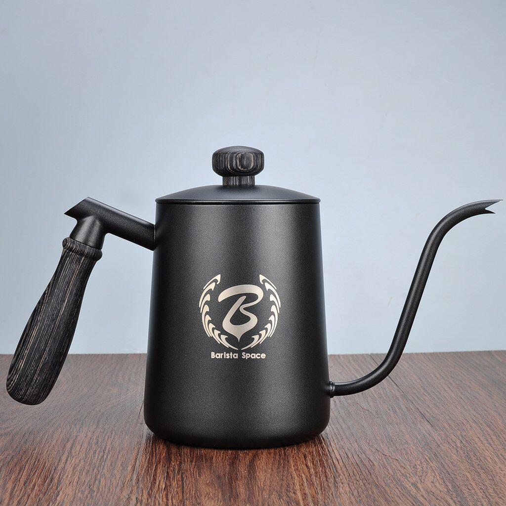 Barista Space Stainless Steel Brewing Kettle 600ml Black غلاية