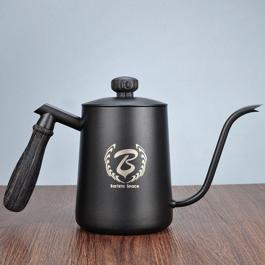 Barista Space Stainless Steel Brewing Kettle 600ml Black غلاية