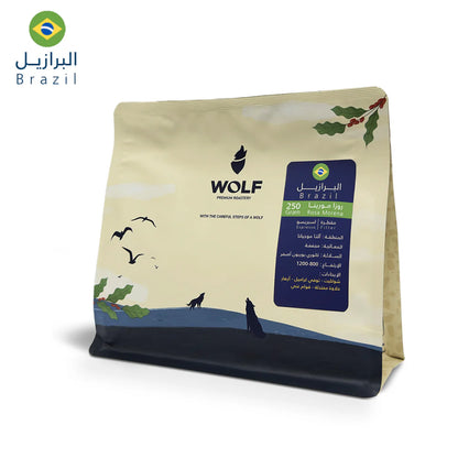 Wolf Brazil Rosa Morena 250g بن روزا مورينا