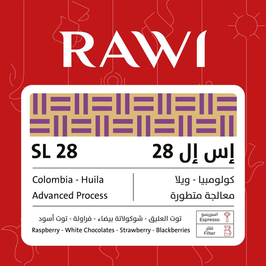Rawi Colombia Huila SL28 250g