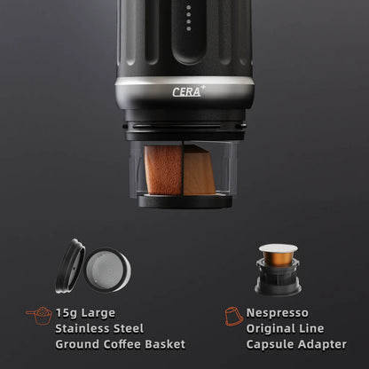 Cera+ Portable Espresso Machine Max 58 mm | ماكينة إسبرسو