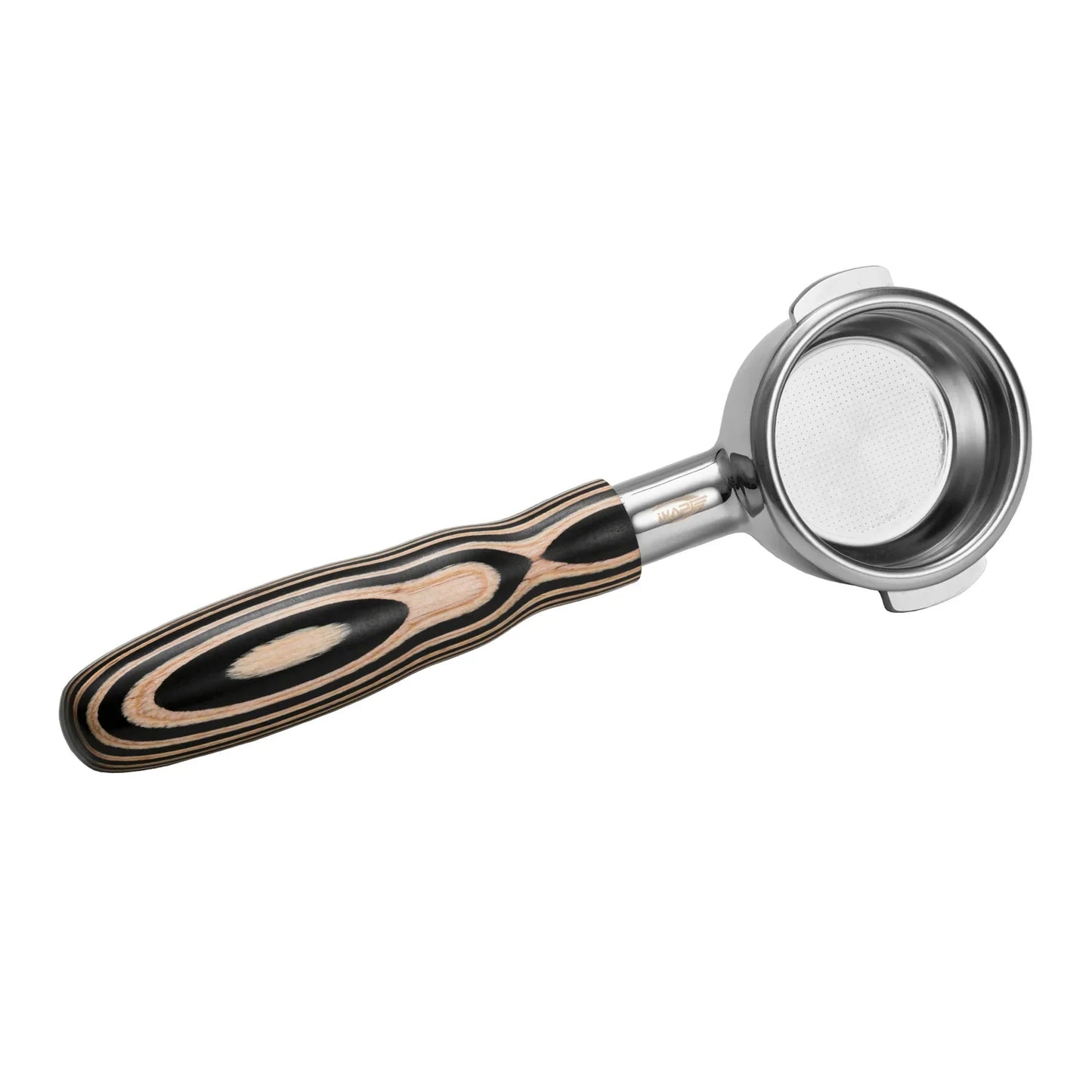 Ikape  Naked Portafilter Wooden Handle Pearl White 58mm for E61/La Marzocco بورتافلتر