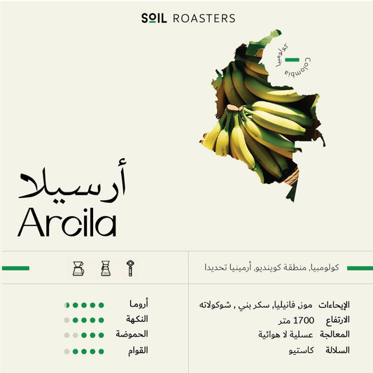 Soil “Premium Edition” Colombia ARCILA, Honey Anaerobic - 250g بن كوينديو