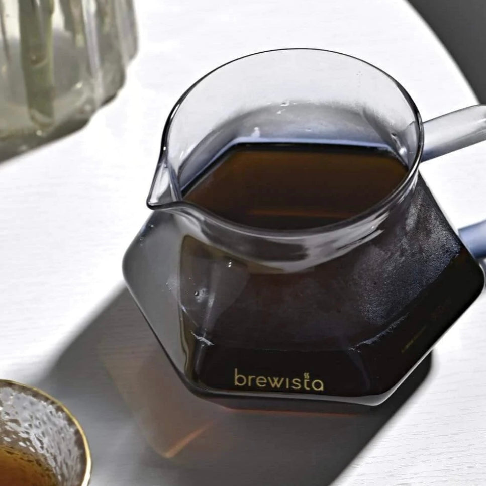 Brewista X Glass Server Blue 400ml اناء تحضير قهوة زجاجي