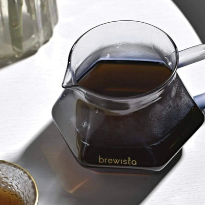 Brewista X Glass Server Blue 400ml اناء تحضير قهوة زجاجي