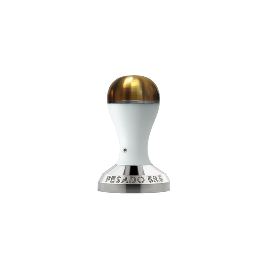 Pesado 58.5 Tamper - White & Gold اداة كبس البن