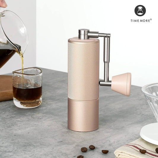 TimeMore C2 Fold Grinder - Gold مطحنة يدوية