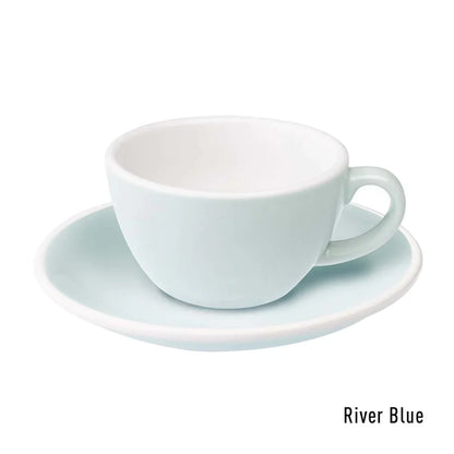 Loveramics Egg Flat White Cup & Saucer 150ml كوب وصحن