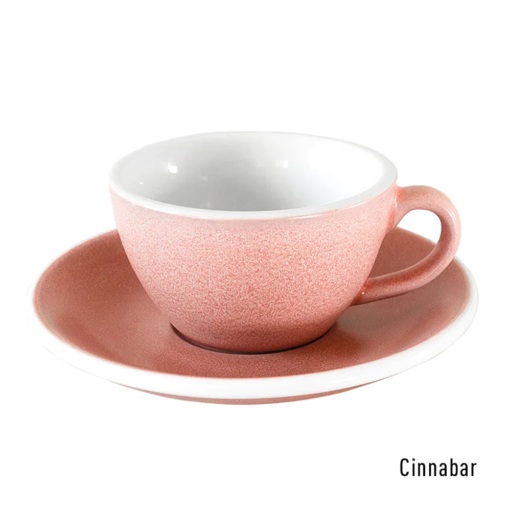 Loveramics Egg Flat White Cup & Saucer 150ml كوب وصحن