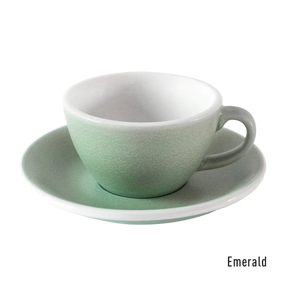 Loveramics Egg Flat White Cup & Saucer 150ml كوب وصحن
