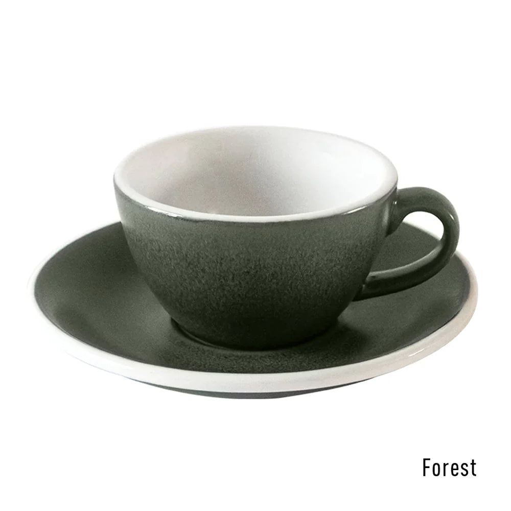 Loveramics Egg Flat White Cup & Saucer 150ml كوب وصحن