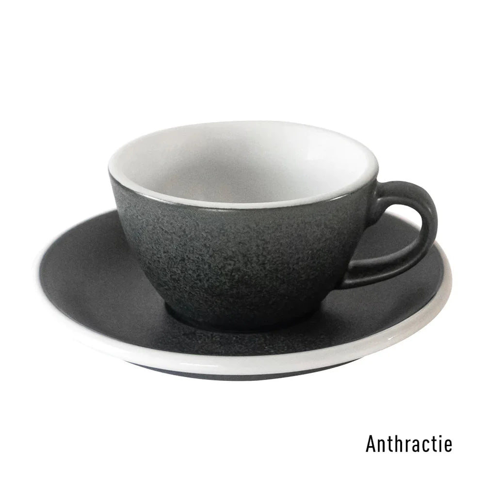 Loveramics Egg Flat White Cup & Saucer 150ml كوب وصحن