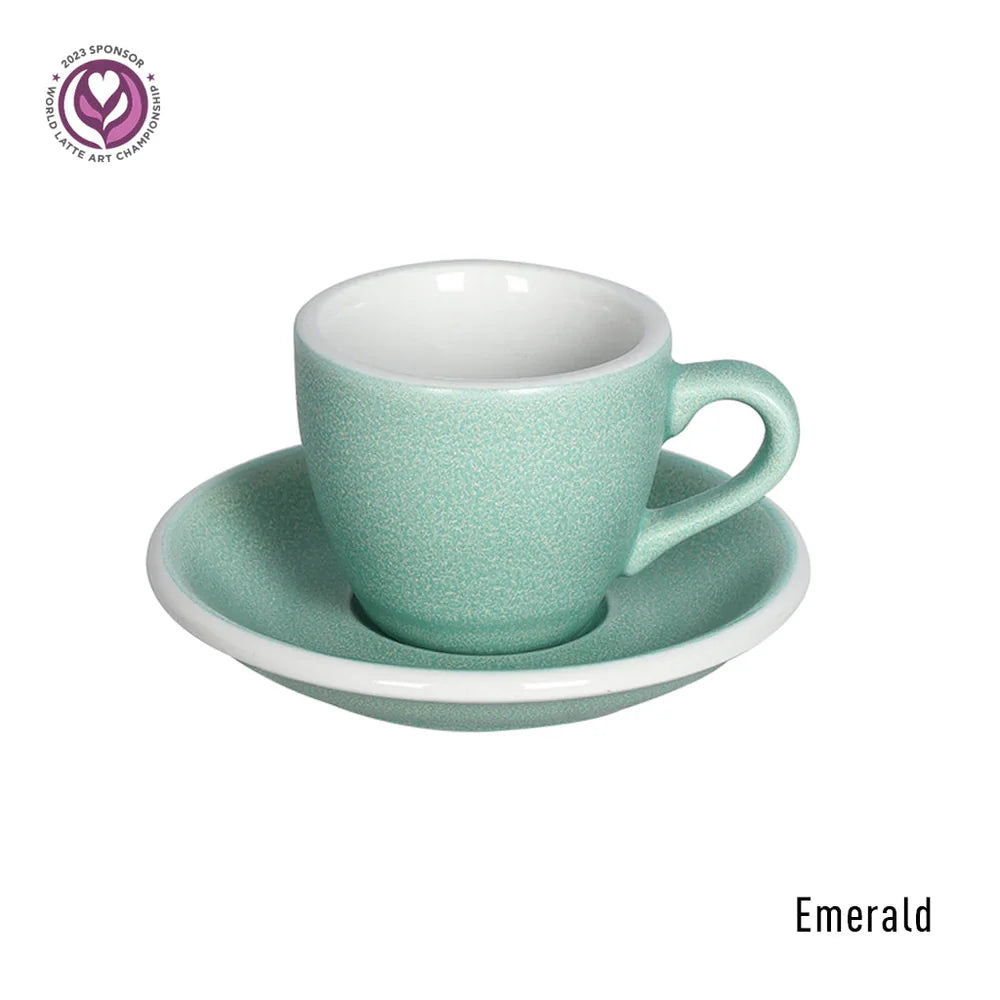 Loveramics Egg Espresso Cup & Saucer 80ml كوب وصحن