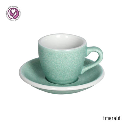 Loveramics Egg Espresso Cup & Saucer 80ml كوب وصحن