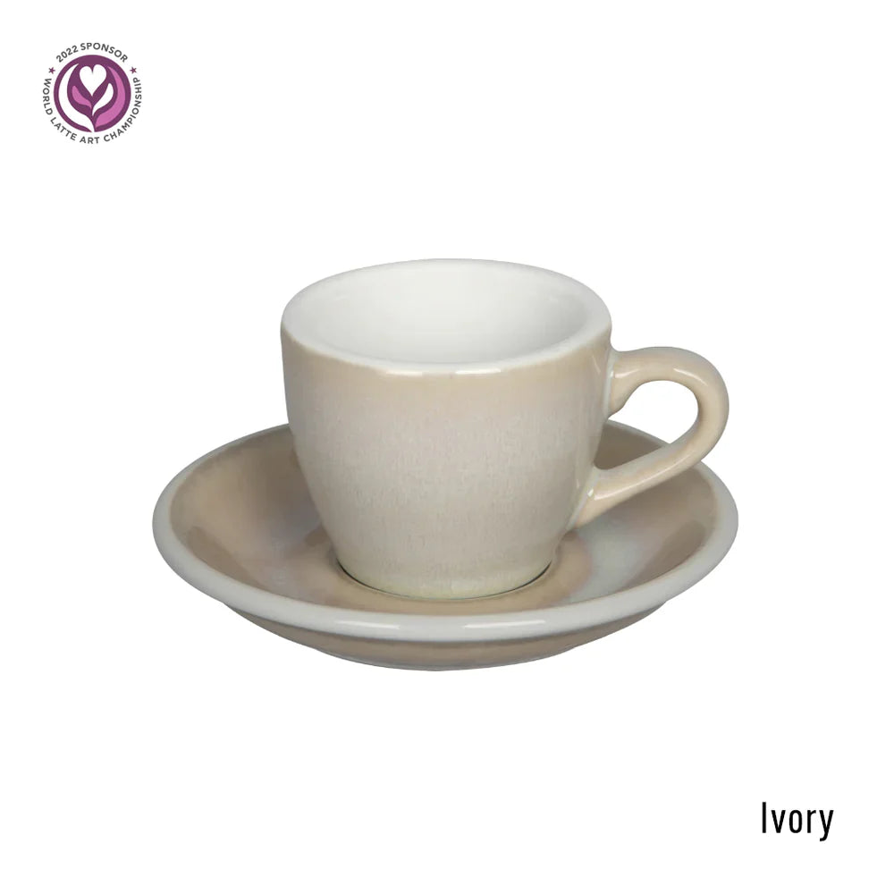 Loveramics Egg Espresso Cup & Saucer 80ml كوب وصحن