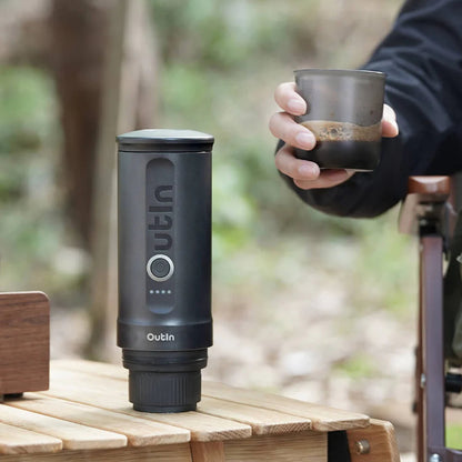 Outin Nano Portable Electric Espresso Machine - Space Grey