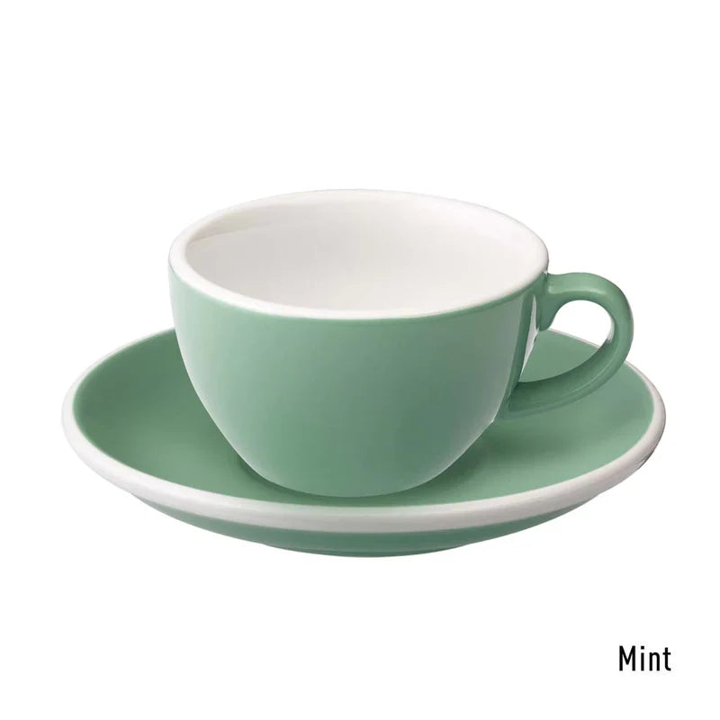 Loveramics Egg Flat White Cup & Saucer 150ml كوب وصحن