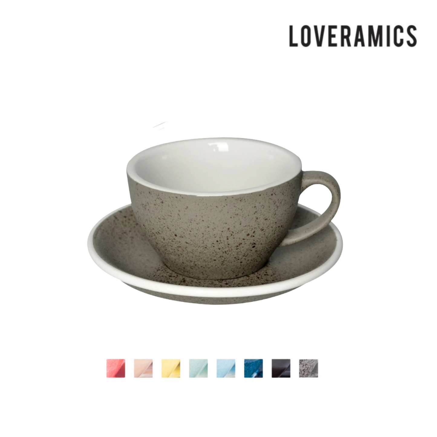 Loveramics Egg Flat White Cup & Saucer 150ml كوب وصحن