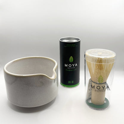 Moya Matcha Traditional Starter Set - JOSEI with Spout مجموعة تحضير الماتشا