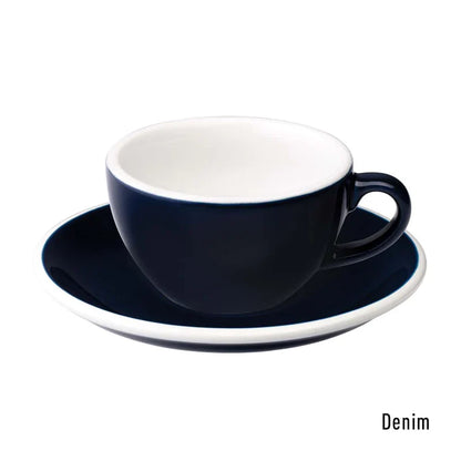 Loveramics Egg Flat White Cup & Saucer 150ml كوب وصحن