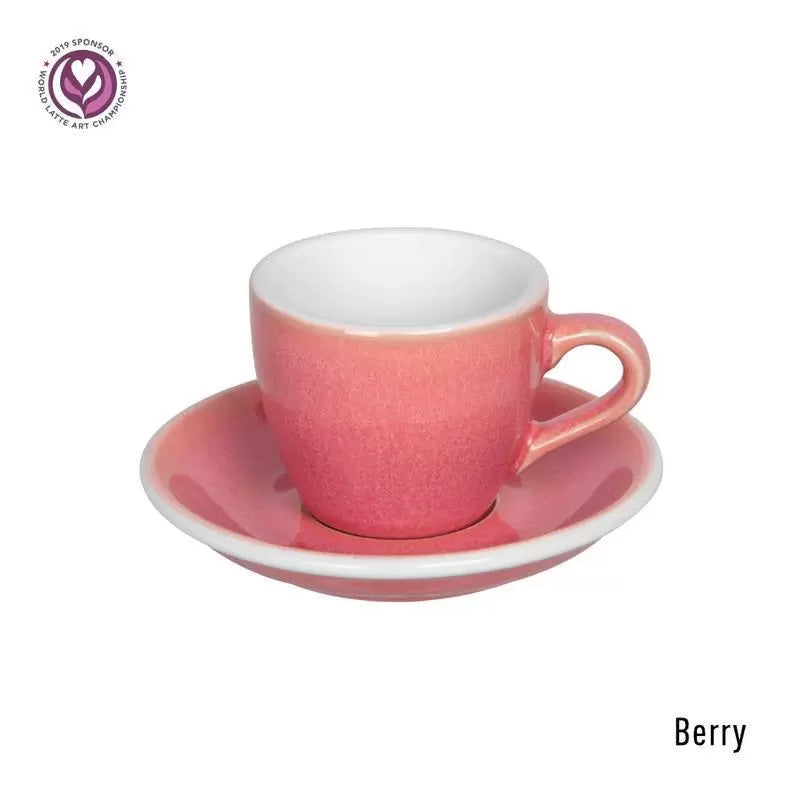 Loveramics Egg Espresso Cup & Saucer 80ml كوب وصحن