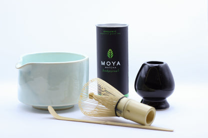 Moya Matcha Traditional Ceremonial Set - HARU with Spout مجموعة تحضير الماتشا
