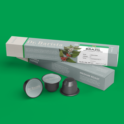 Dr. Barista Espresso Capsules - Brazil كبسولات قهوة مختصة