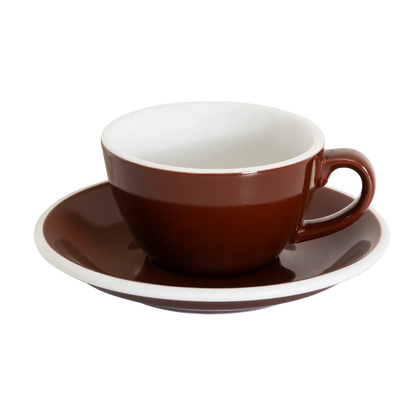Loveramics Egg Flat White Cup & Saucer 150ml كوب وصحن