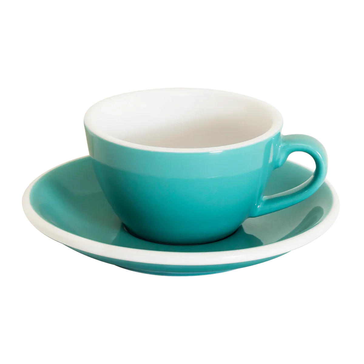 Loveramics Egg Flat White Cup & Saucer 150ml كوب وصحن