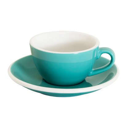 Loveramics Egg Flat White Cup & Saucer 150ml كوب وصحن