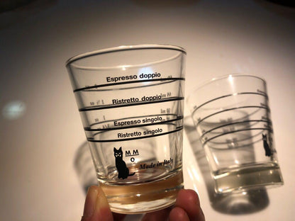 Motta Barista Graduated Espresso Glass كأس استخلاص