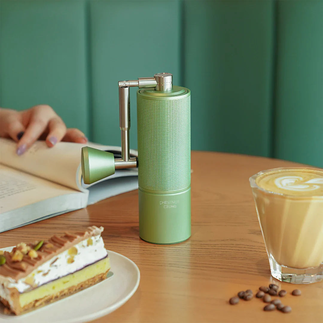 TimeMore C3S Pro Grinder - Green مطحنة يدوية