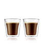 Bodum CANTEEN 2 pcs Glass, Double Wall, 100ml كأس- ٢حبه