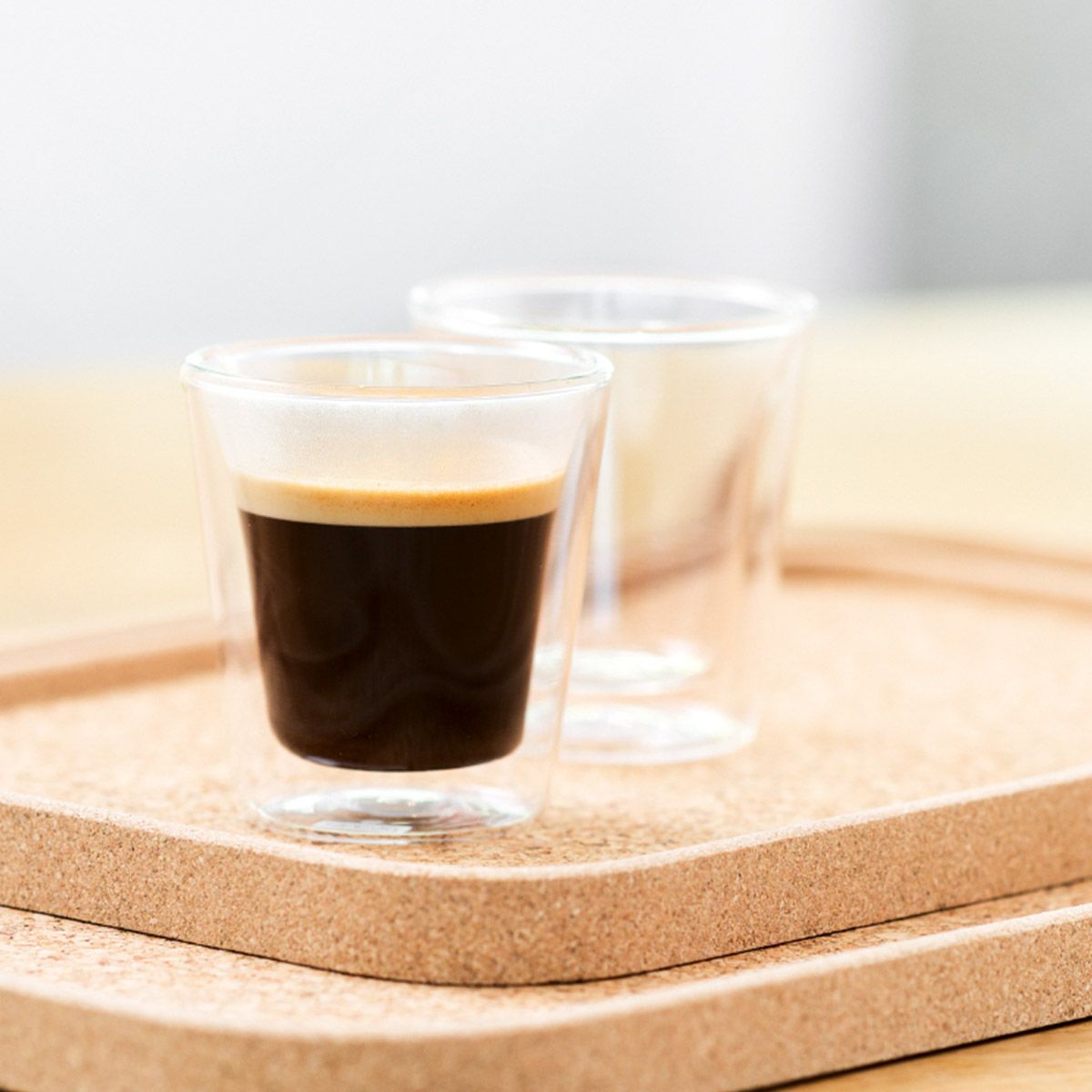 Bodum CANTEEN 2 pcs Glass, Double Wall, 100ml كأس- ٢حبه