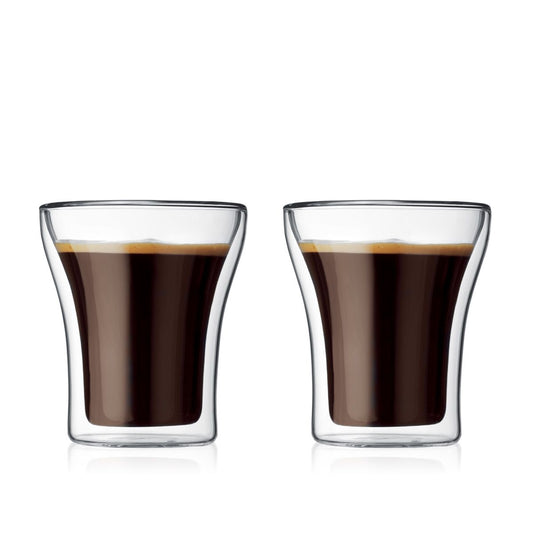 Bodum ASSAM 2 pcs Glass, Double Wall, 200ml كأس- ٢حبه