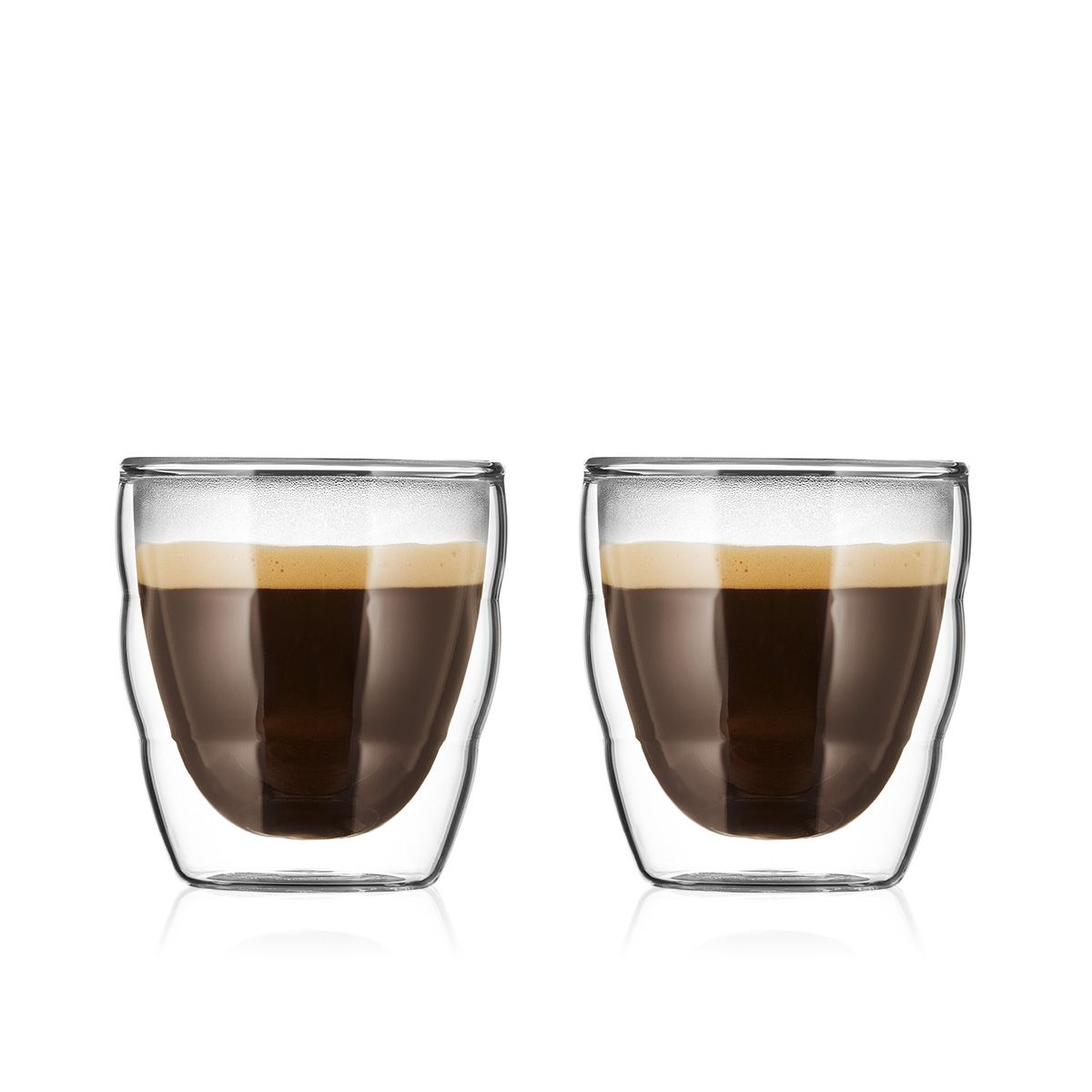 Bodum PILATUS 2 pcs Glass, Double Wall, 80ml كأس- ٢حبه