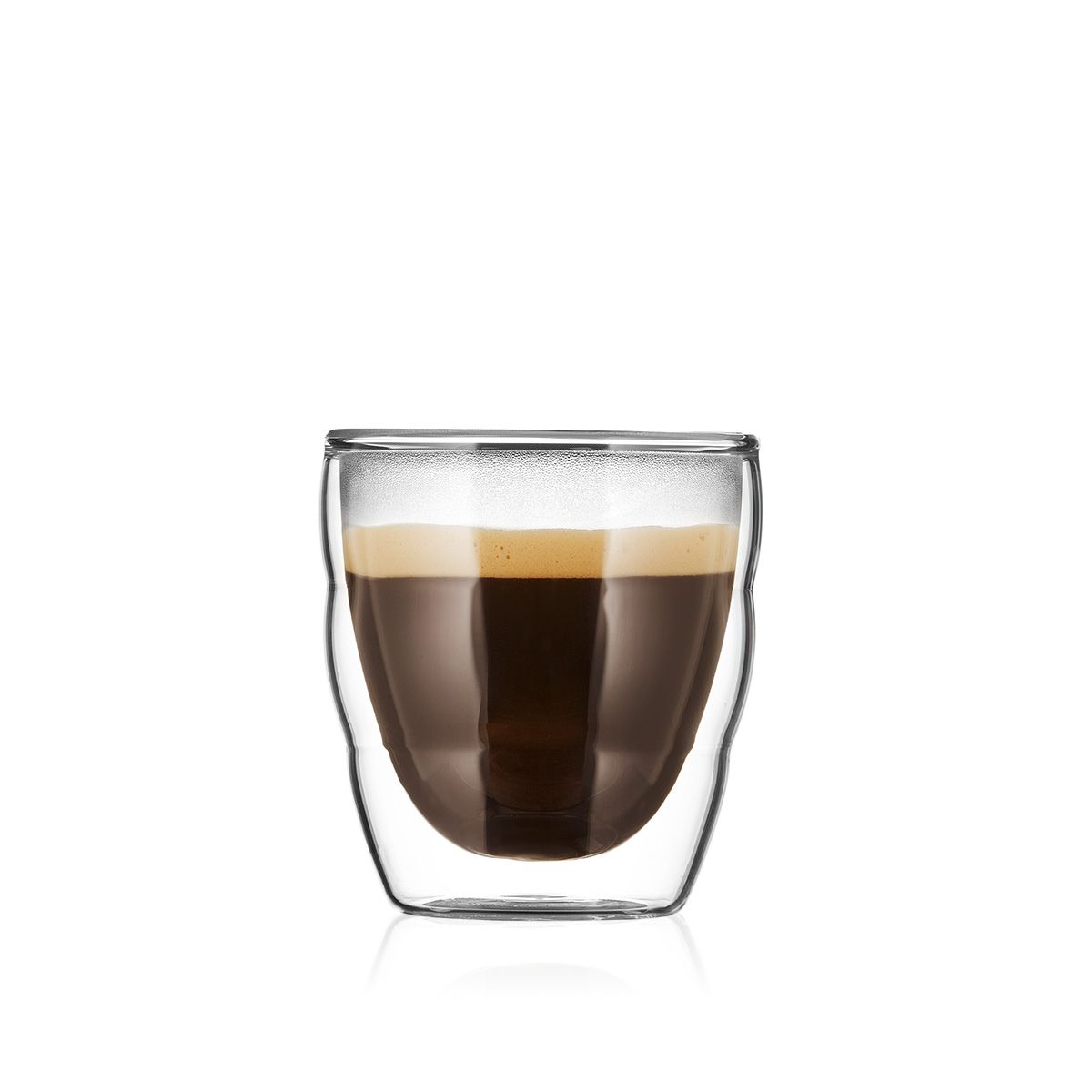 Bodum PILATUS 2 pcs Glass, Double Wall, 80ml كأس- ٢حبه