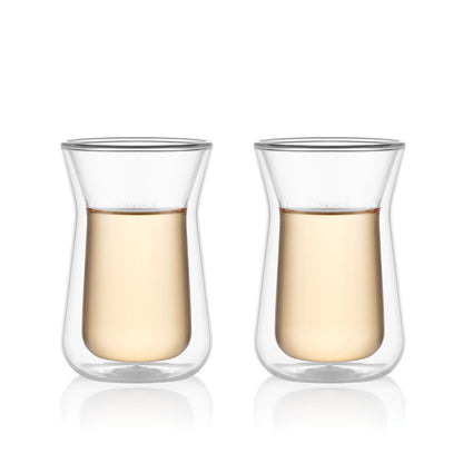 Bodum Melior 2 pcs Tea Glass, Double Wall, 100ml كأس - ٢حبه
