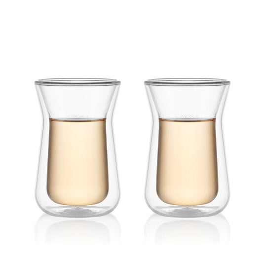 Bodum Melior 2 pcs Tea Glass, Double Wall, 100ml كأس - ٢حبه