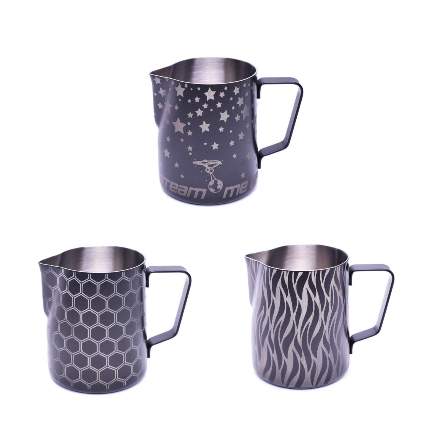 JoeFrex Milk Pitcher Powder Coated 350ml ابريق تبخير الحليب