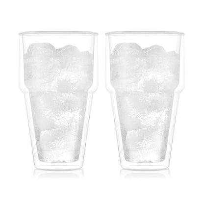 Bodum RIGI 2 pcs Glass, Double Wall, 450ml كأس- ٢حبه