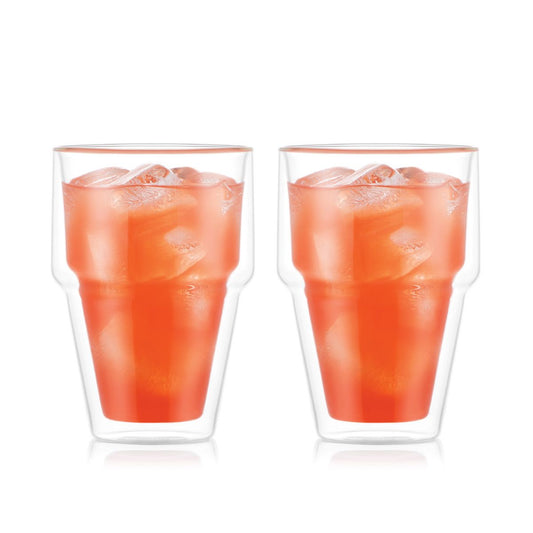 Bodum RIGI 2 pcs Glass, Double Wall, 350ml كأس- ٢حبه