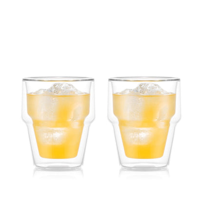 Bodum RIGI 2 pcs Glass, Double Wall, 250ml كأس- ٢حبه