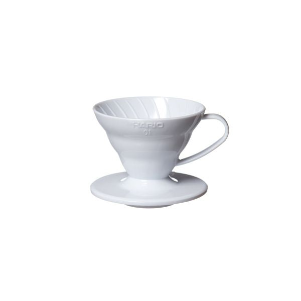 Hario V60 Ceramic Dripper 01 White قمع تقطير