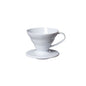 Hario V60 Ceramic Dripper 01 White قمع تقطير