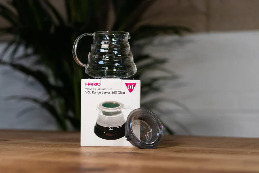 Hario V60 Range Glass Server 360ml اناء تحضير قهوة زجاجي